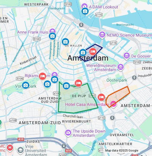 Amsterdam for Solo Travelers Best areas to stay in Google My Maps
